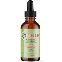 Mielle Organics Rosemary Mint Scalp & Hair Strengthening Oil for All Hair Types, 2 Ounce